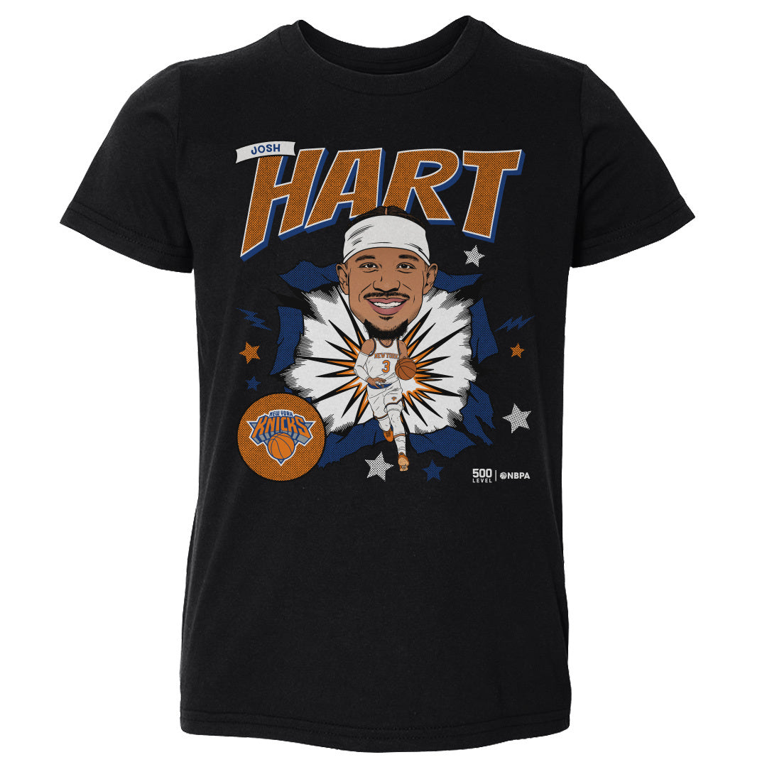 Josh Hart New York Knicks Caricature WHT