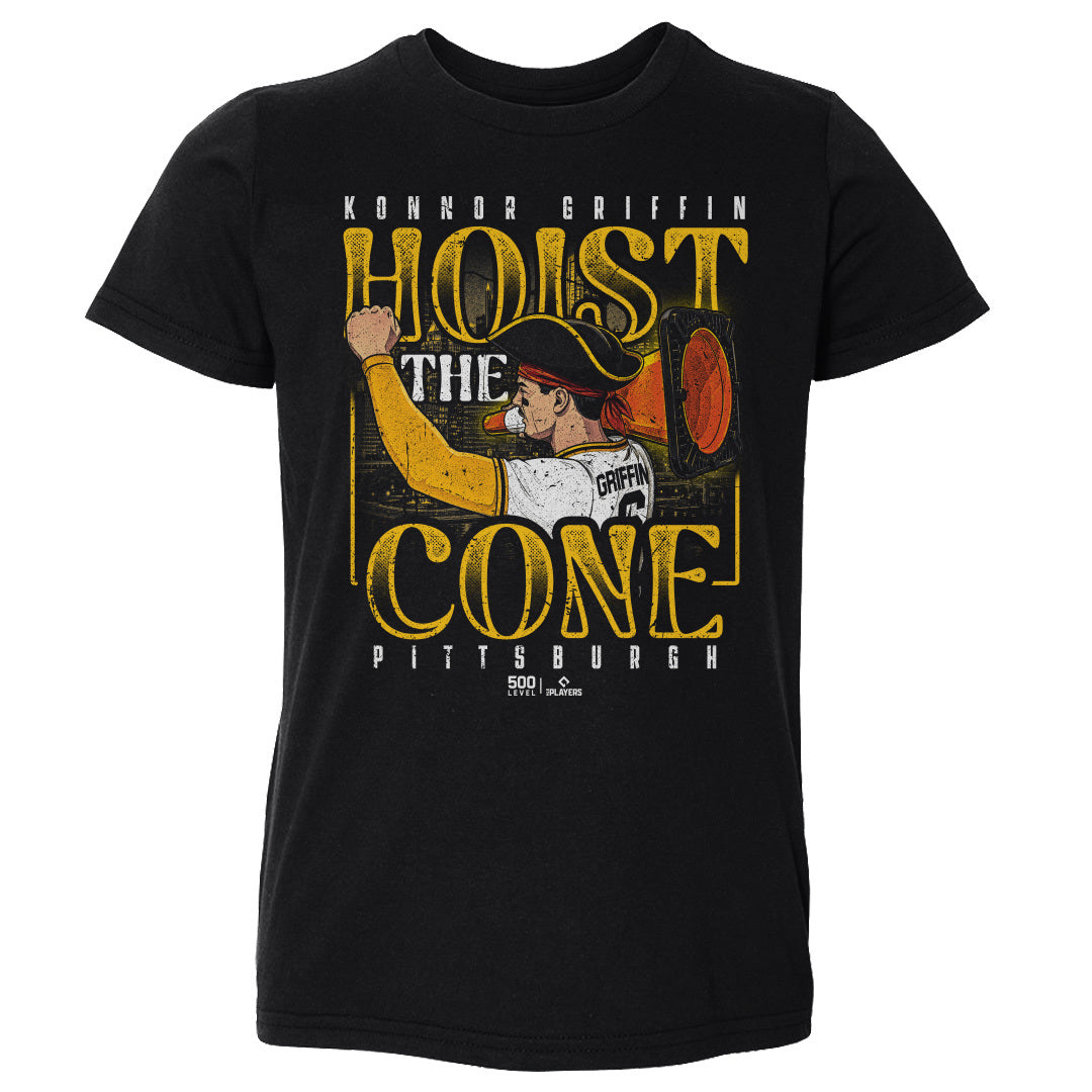Konnor Griffin Pittsburgh Hoist The Cone WHT
