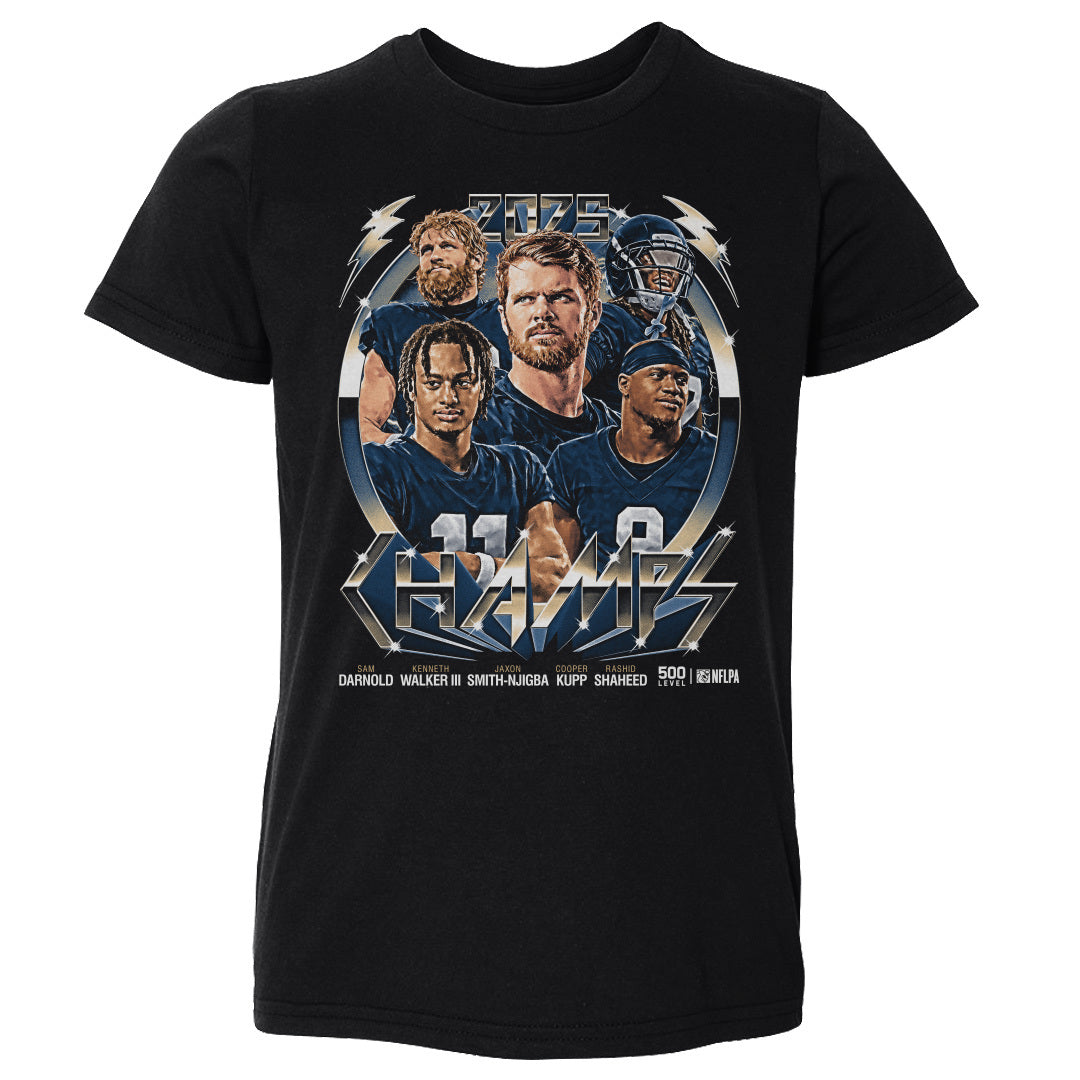 Seattle Football 2025 Champs Vintage WHT