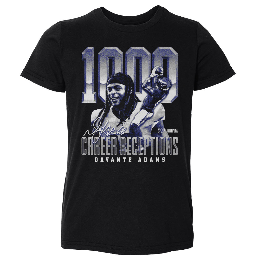 Davante Adams Los Angeles R 1000 Career Receptions WHT