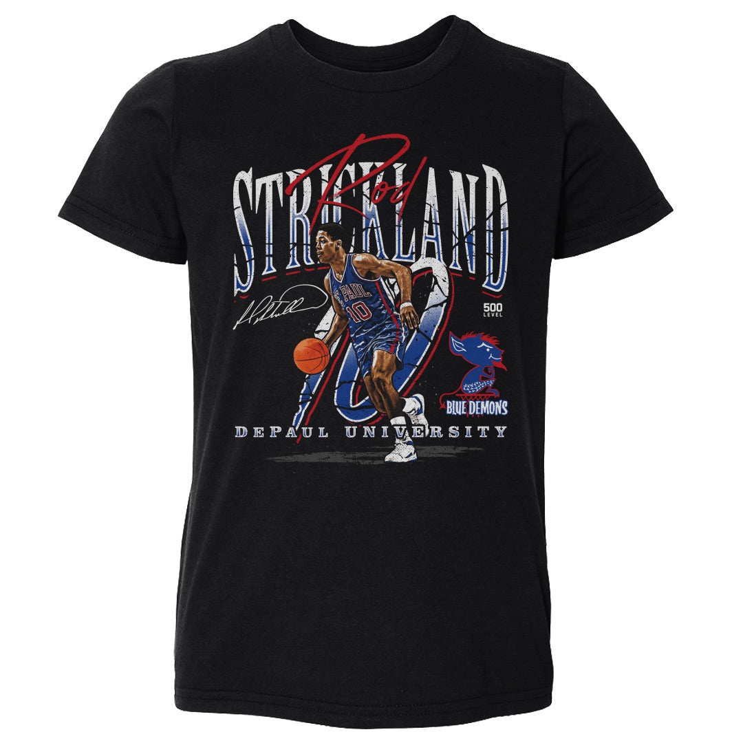 Rod Strickland DePaul Blue Demons Throwback WHT