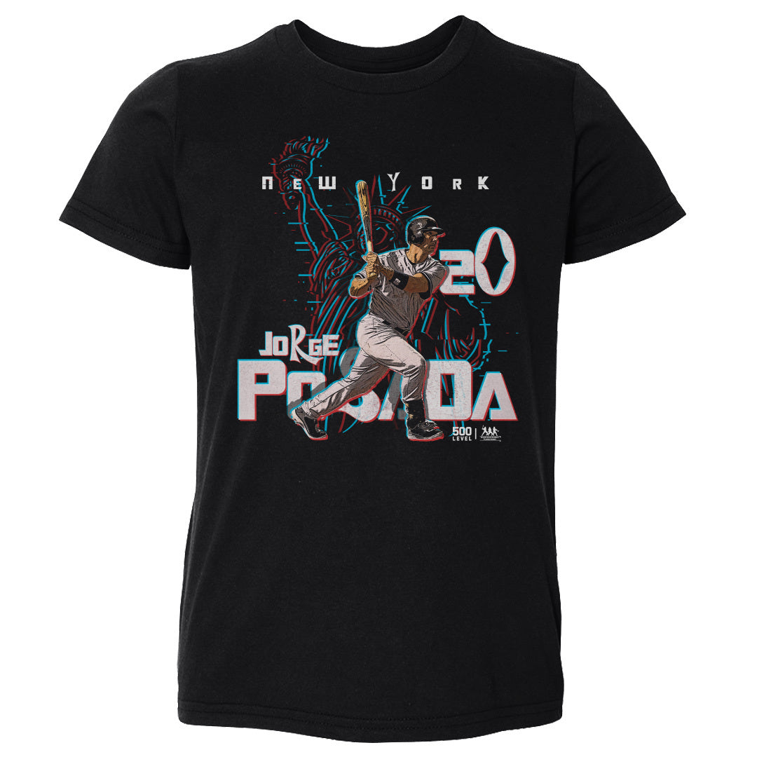 Jorge Posada New York Y 3D Graphic WHT