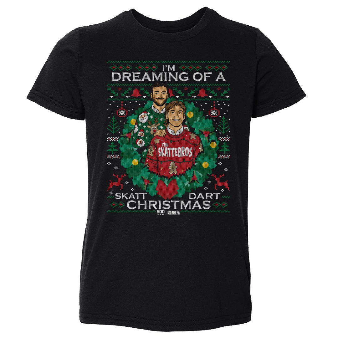 Jaxson Dart & Cam Skattebo New York G Ugly Sweater WHT