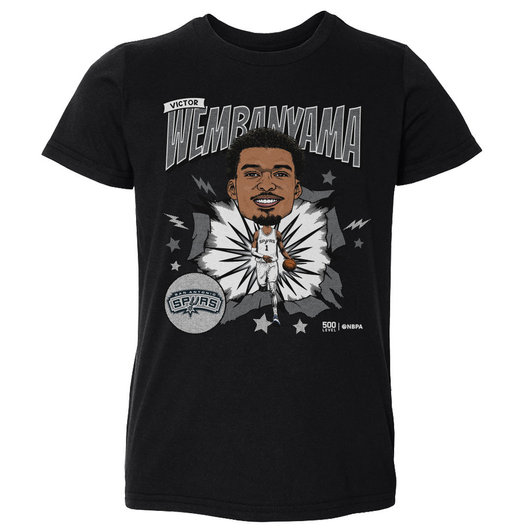 Victor Wembanyama San Antonio Spurs Caricature WHT