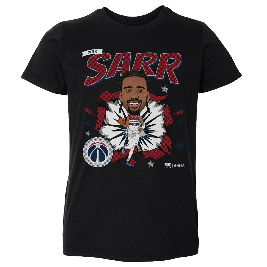 Alex Sarr Washington Wizards Caricature WHT