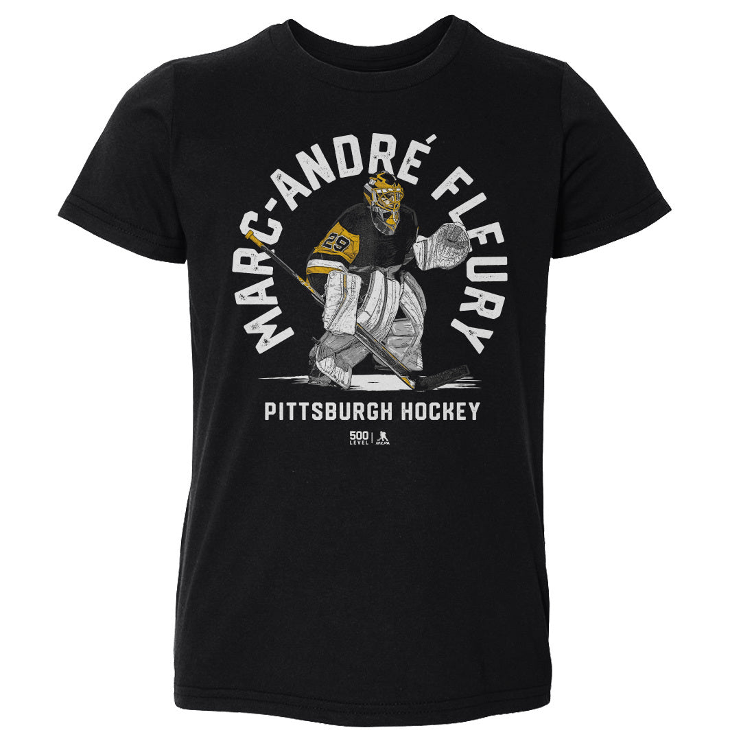 Marc-Andre Fleury Pittsburgh Emblem WHT