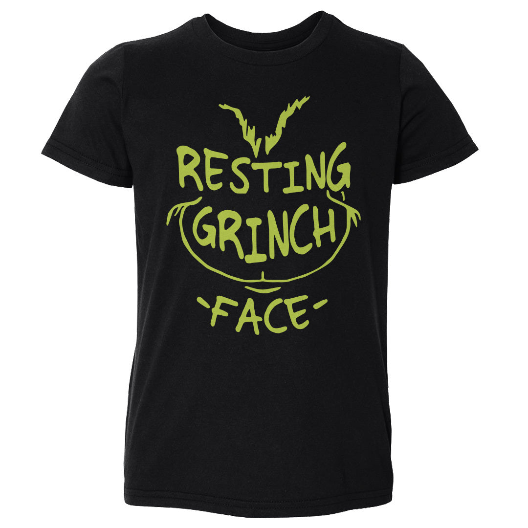 Christmas Resting Grinch Face WHT
