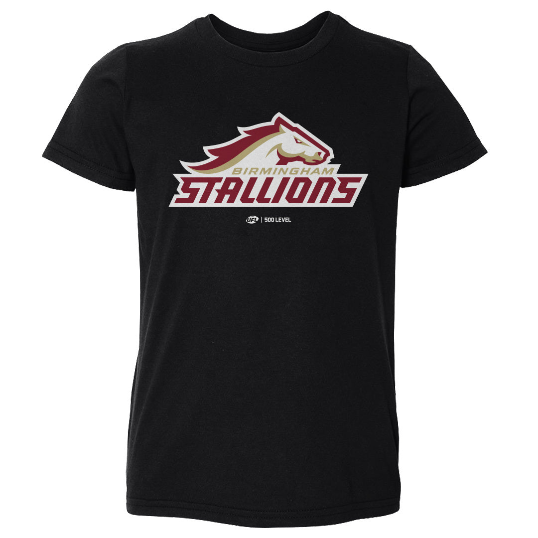 Birmingham Stallions Primary Logo WHT