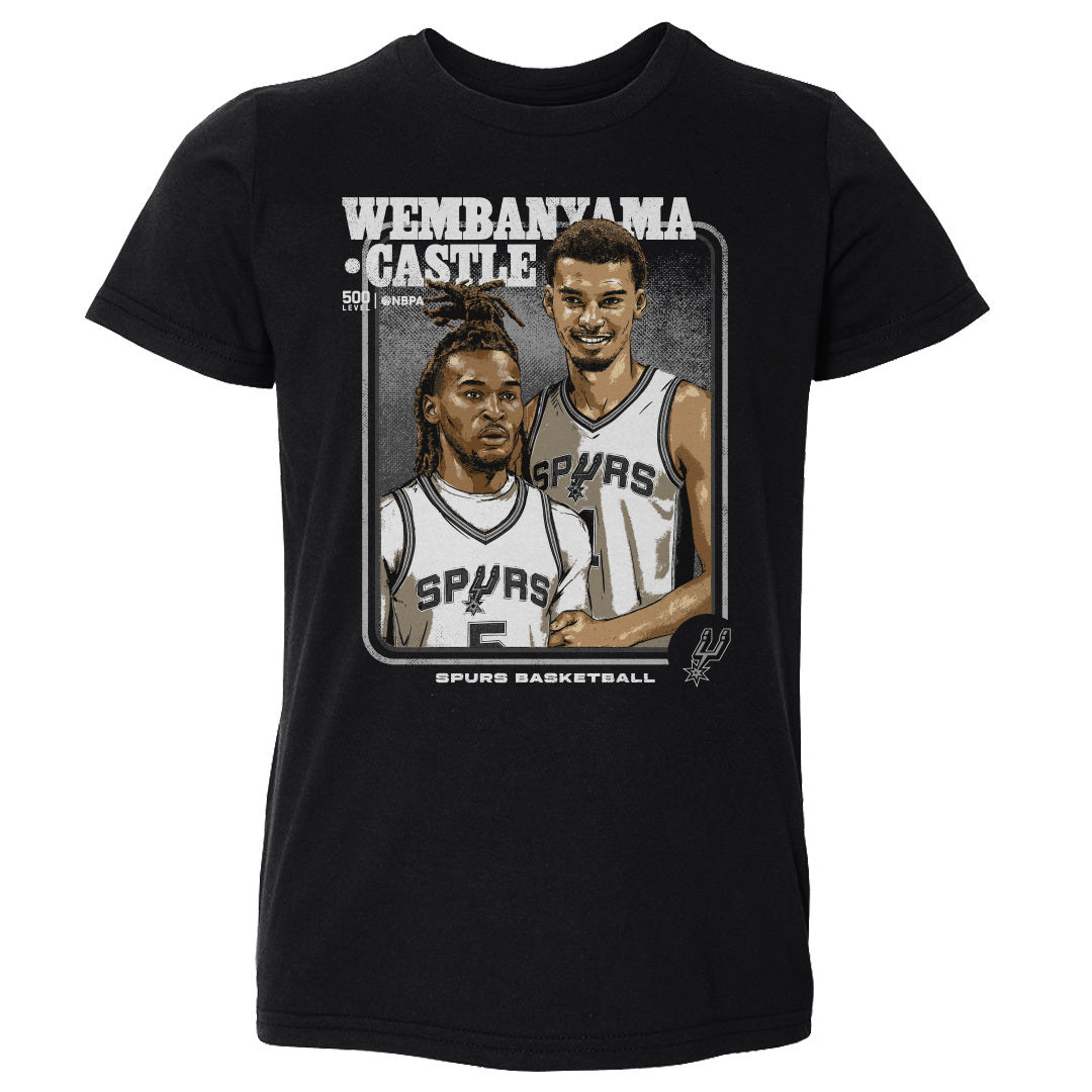 Victor Wembanyama & Stephon Castle San Antonio Spurs Step Brothers WHT
