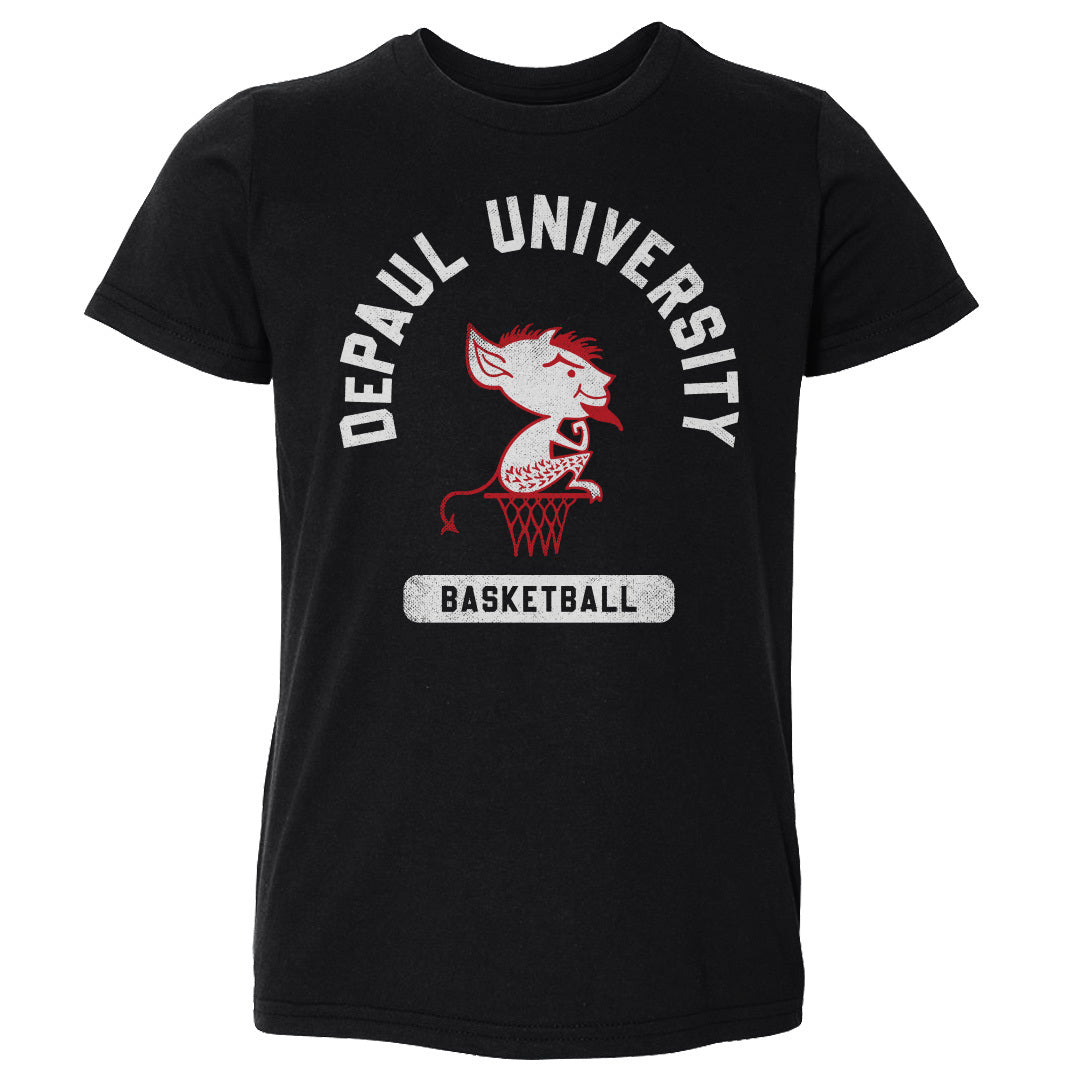 DePaul Blue Demons Mascot Basketball WHT
