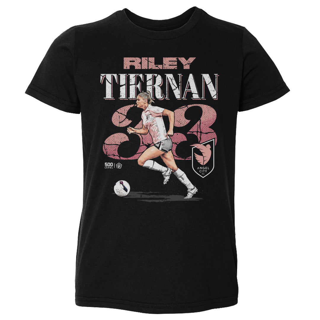 Riley Tiernan Angel City FC Cracked Number WHT