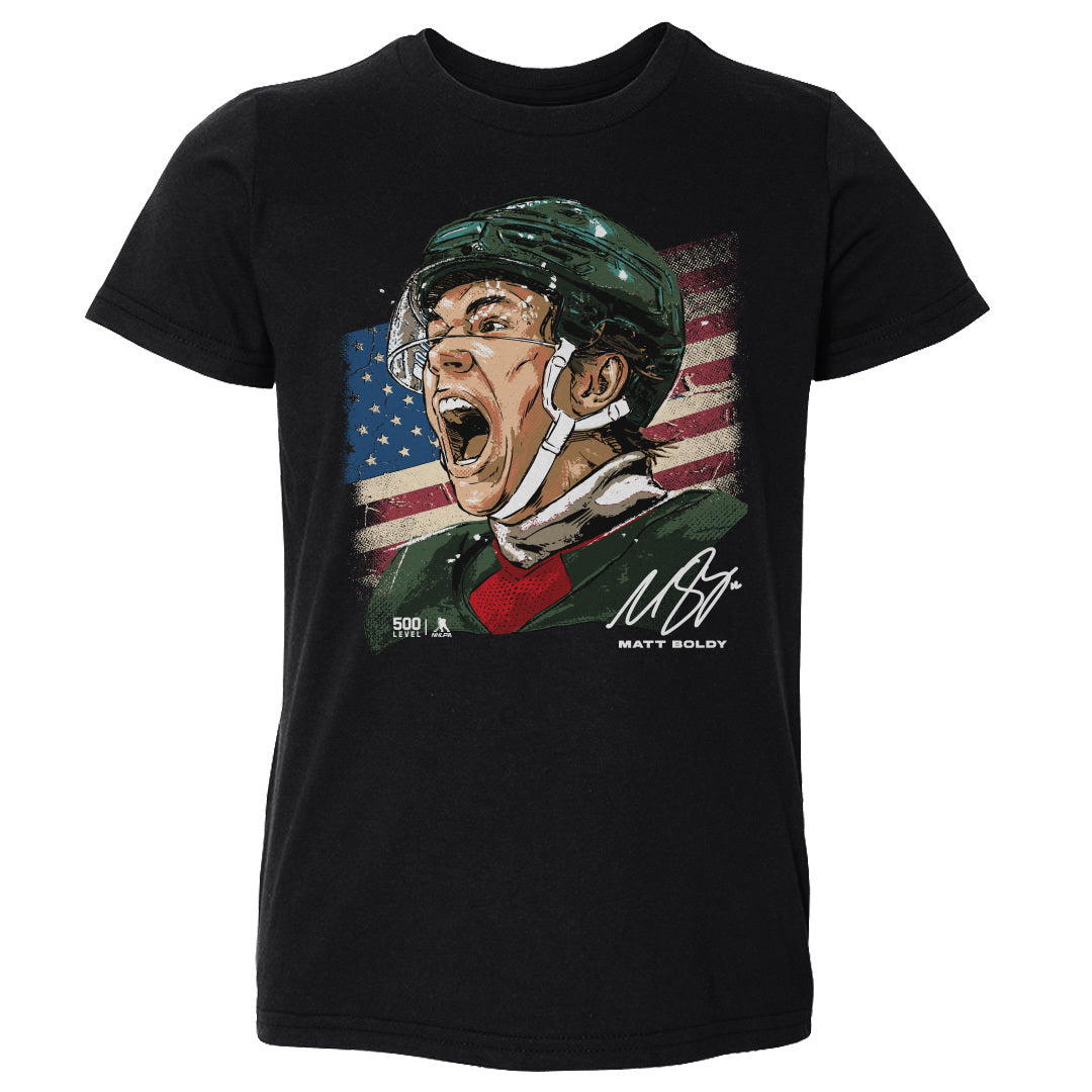 Matt Boldy Minnesota USA Portrait WHT