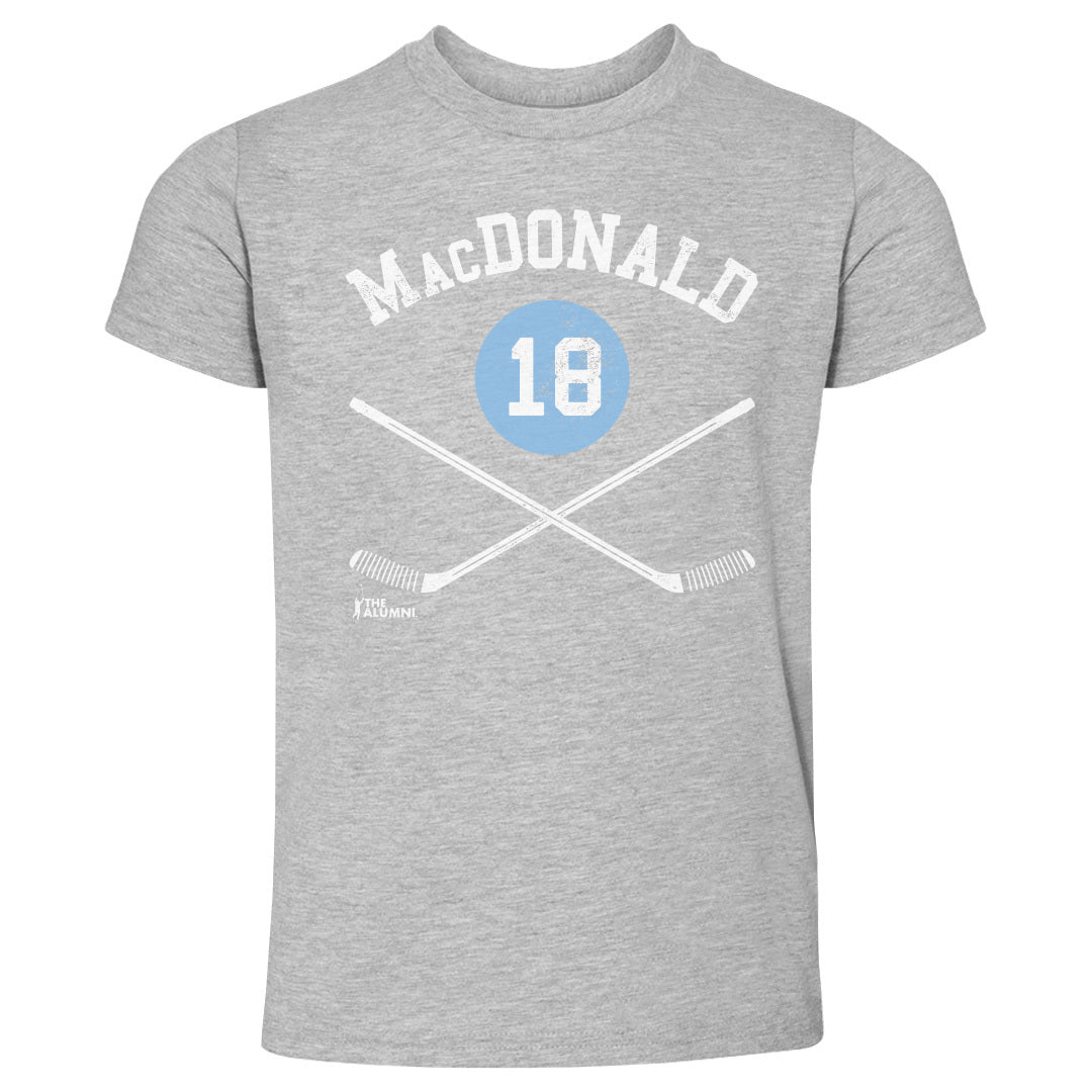Lowell MacDonald Pittsburgh 18 Sticks WHT