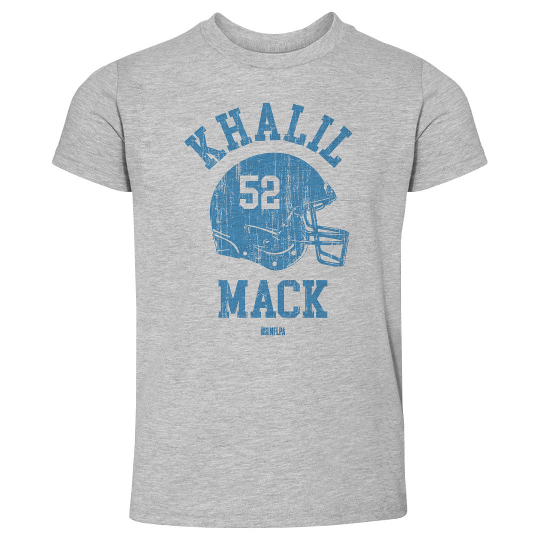 Khalil Mack Los Angeles C Helmet Font