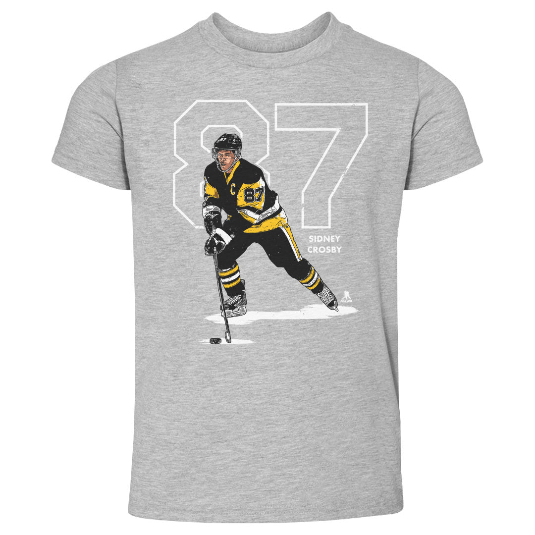 Sidney Crosby Outline W WHT