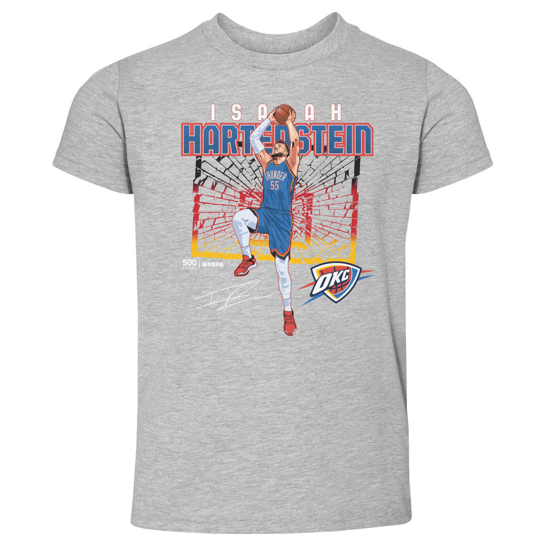 Isaiah Hartenstein Oklahoma City Thunder Shattered Flag WHT