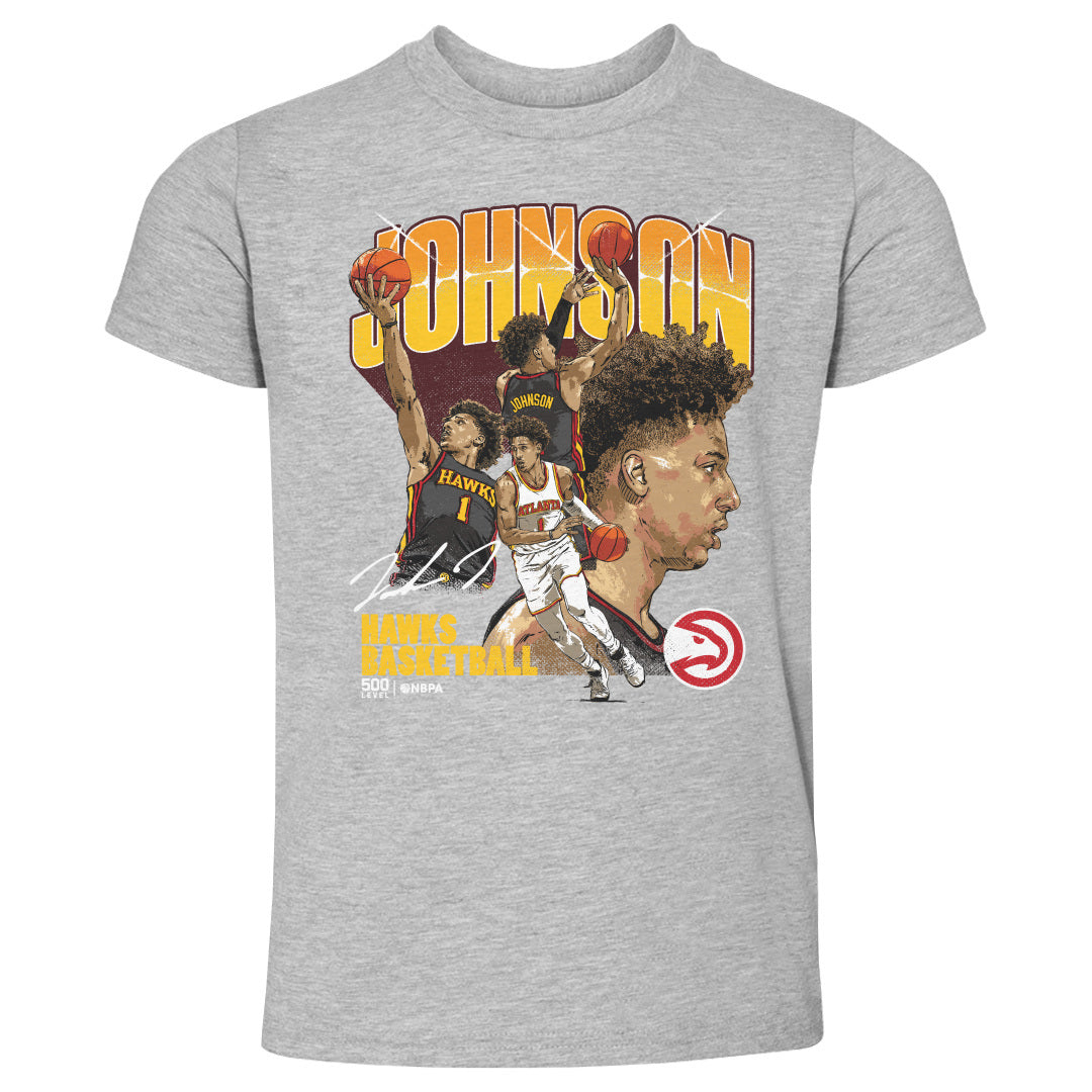 Jalen Johnson Atlanta Hawks Collage WHT