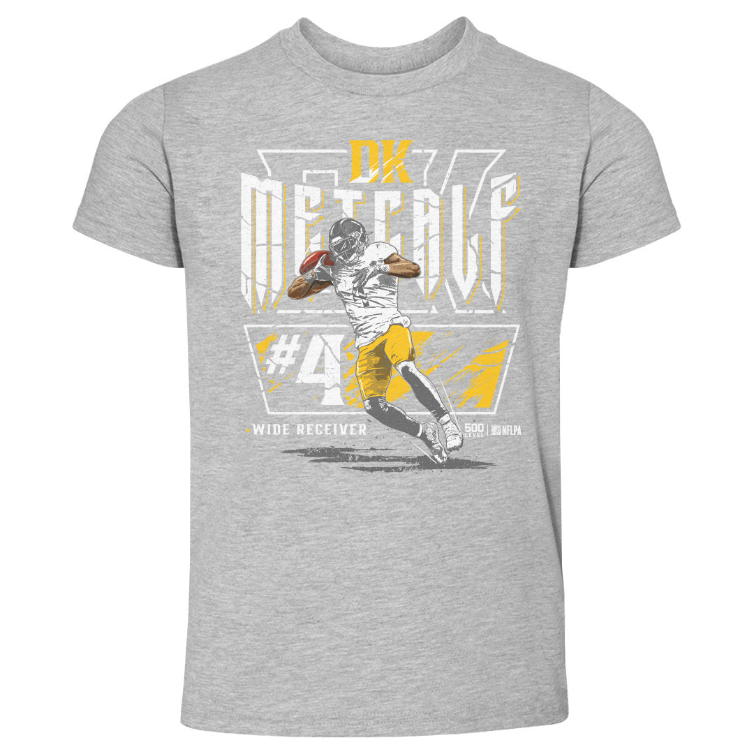 DK Metcalf Pittsburgh Shoulder Catch WHT