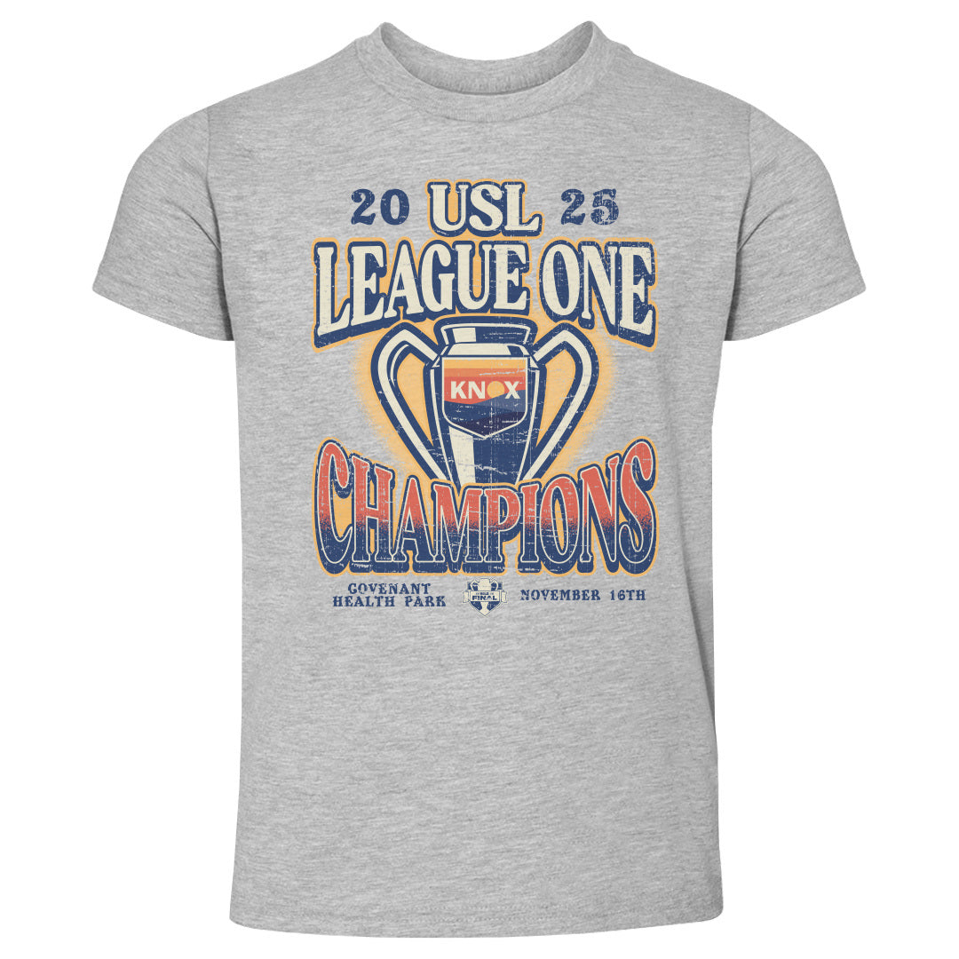 One Knoxville SC 2025 USL League One Final Champions Trophy WHT