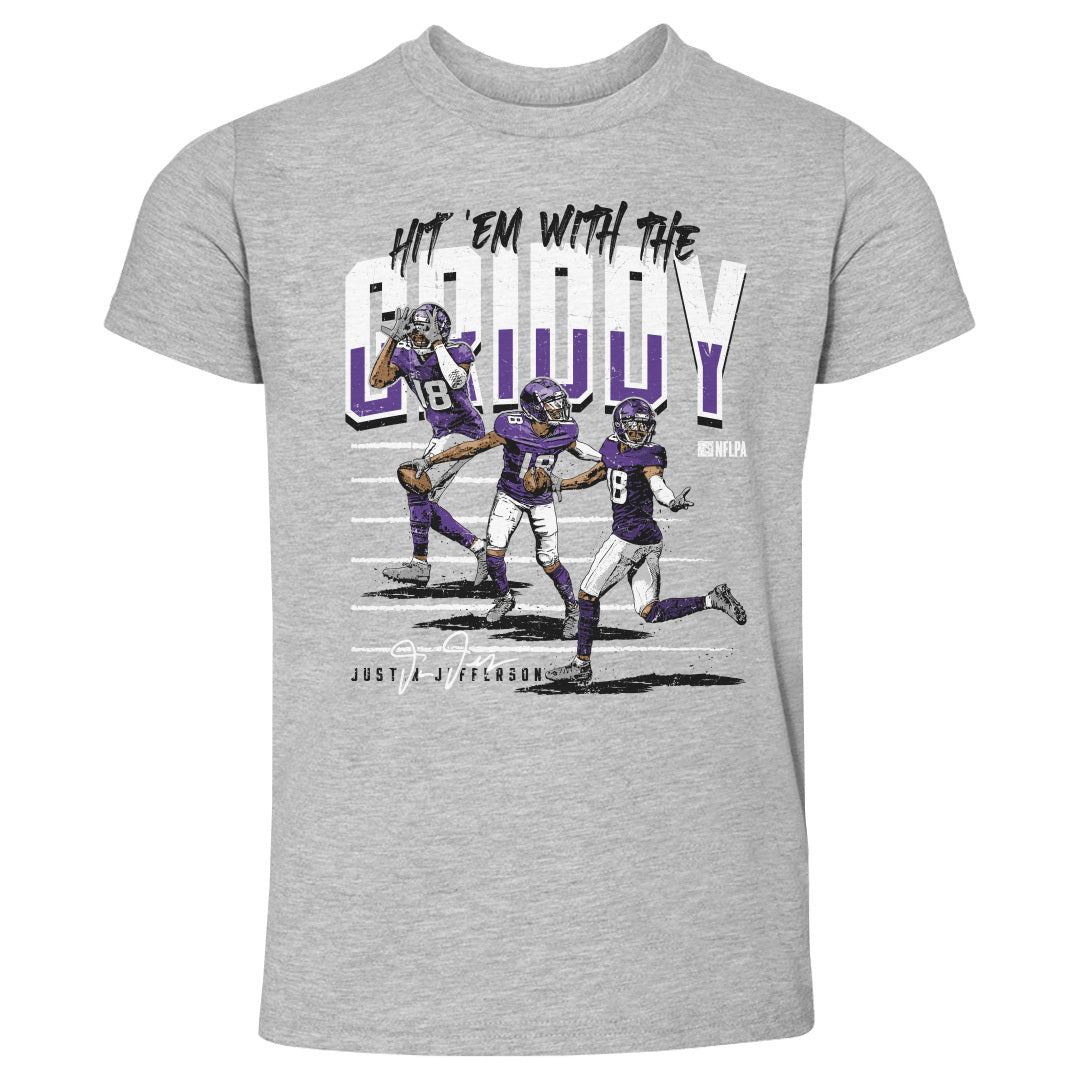 Justin Jefferson Griddy Dance WHT