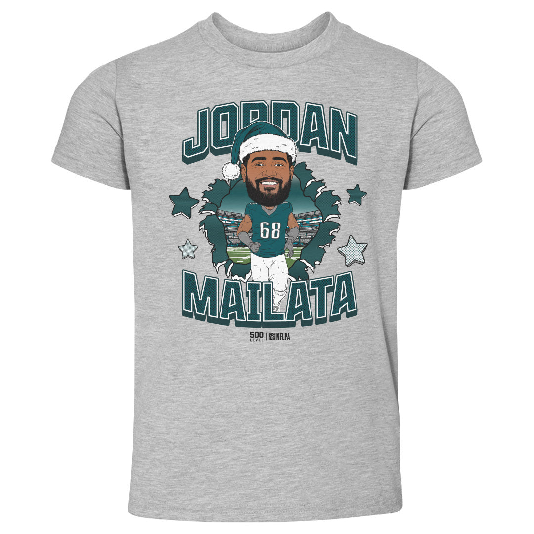 Jordan Mailata Philadelphia Santa Hat WHT