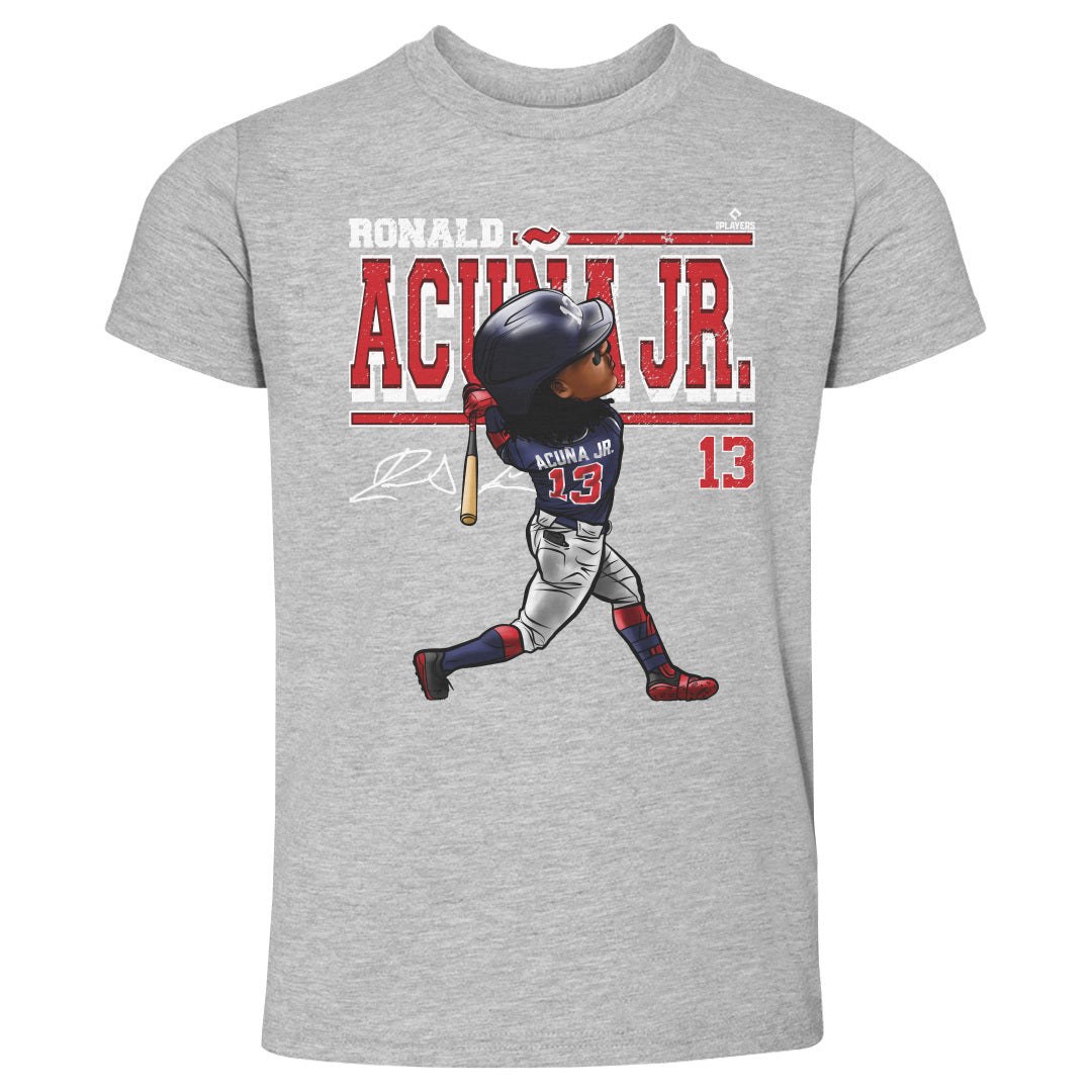 Ronald Acuna Jr. Cartoon WHT