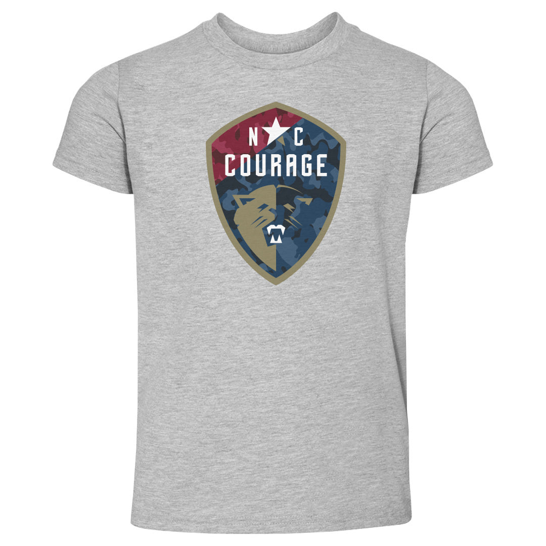 North Carolina Courage Camo Logo WHT