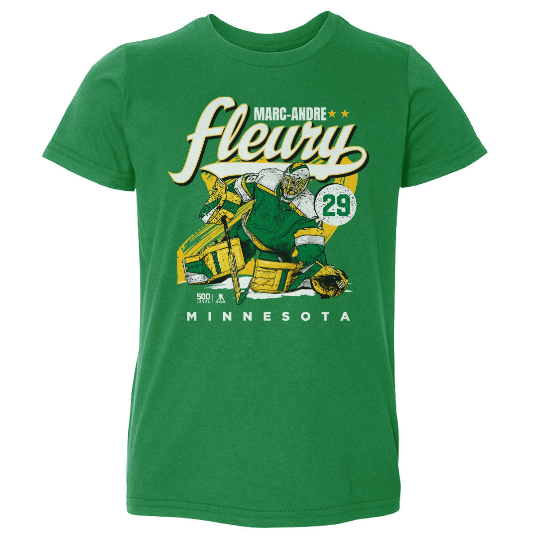 Marc-Andre Fleury Minnesota Retro WHT