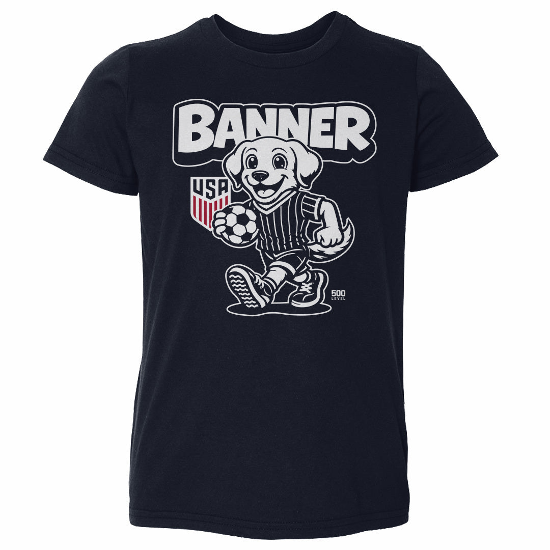 U.S. Soccer Mascot Banner WHT