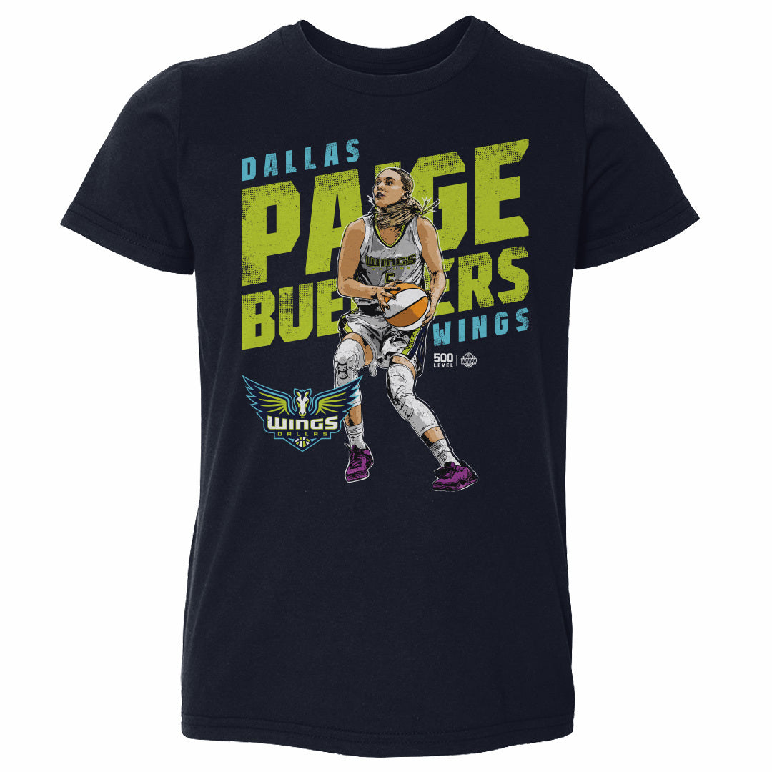Paige Bueckers Dallas Wings Slant WHT