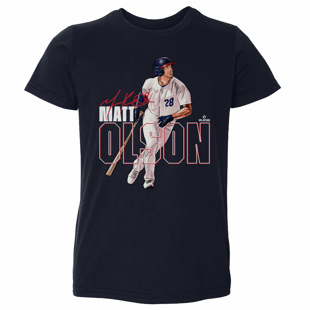 Matt Olson Atlanta Stance WHT