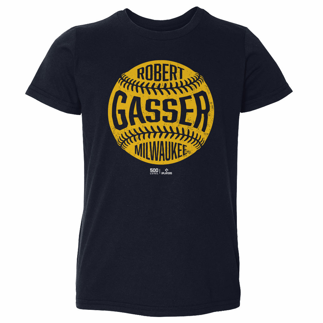 Robert Gasser Milwaukee Vintage Baseball WHT