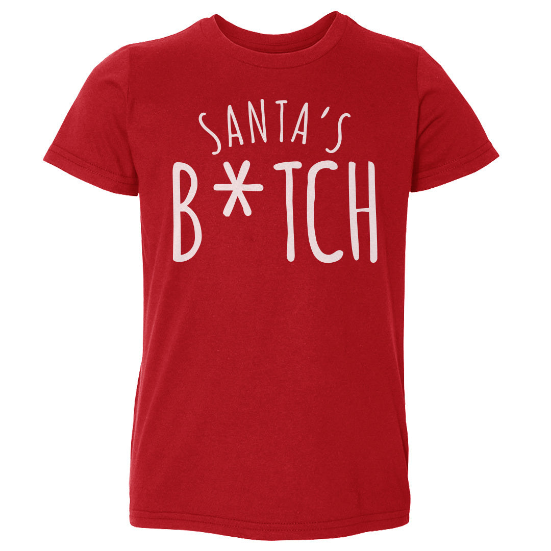 Christmas Santa's B-tch WHT