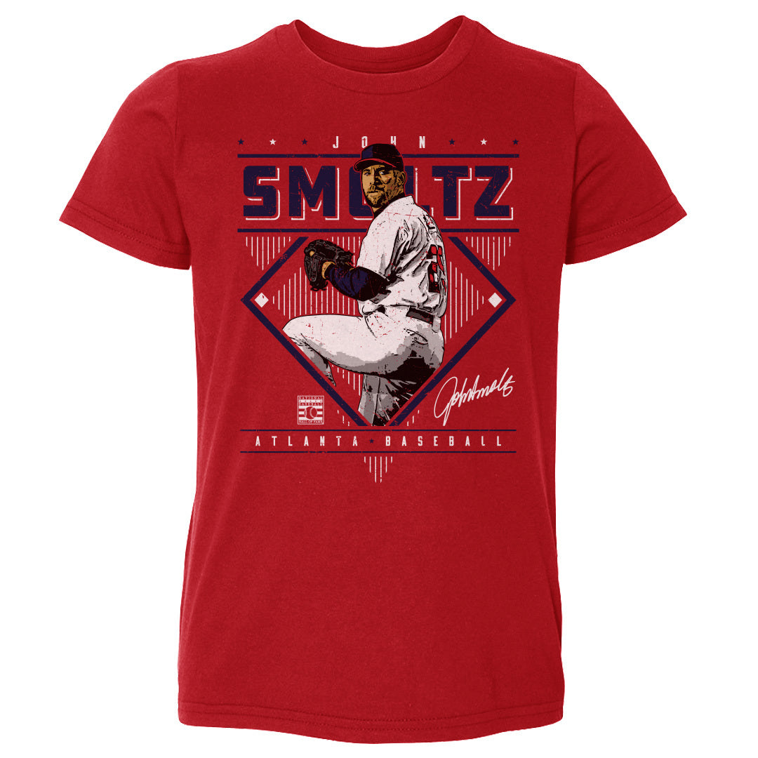 John Smoltz Atlanta Diamond Name WHT