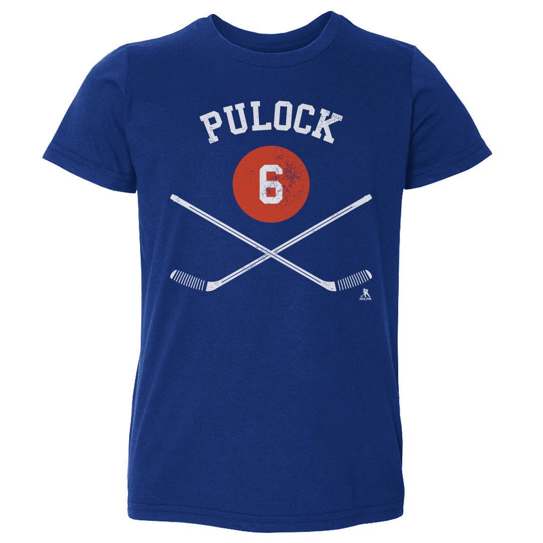 Ryan Pulock New York I Sticks WHT