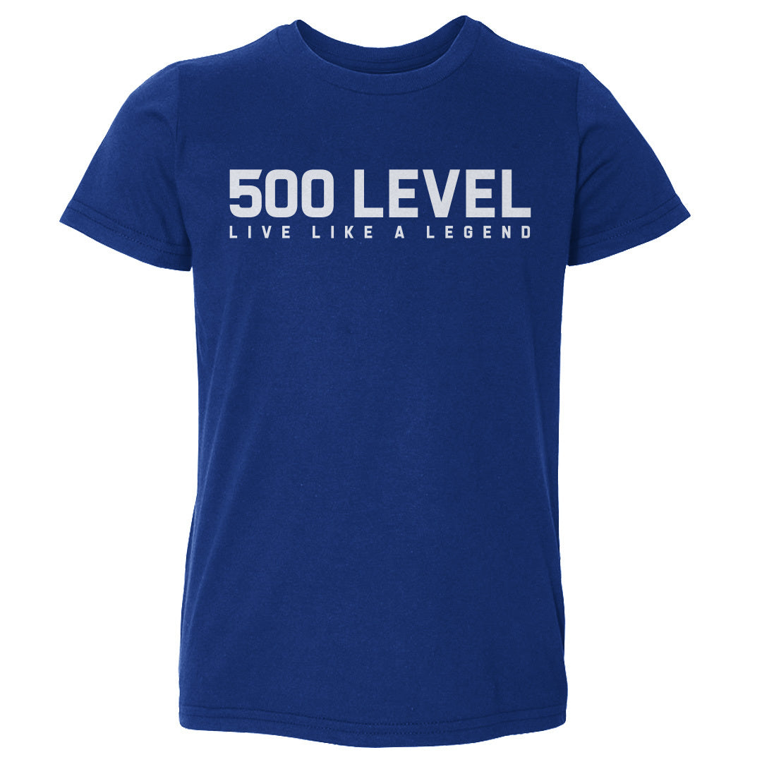 500 LEVEL Wordmark WHT