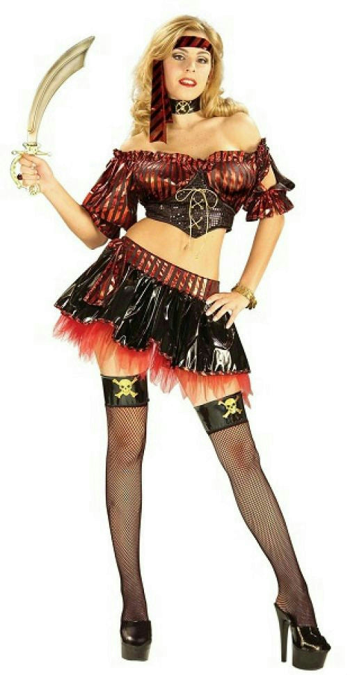 Forum Novelties Women's Pirate's Pleasure Sexy Costume Size M/L (8-12)