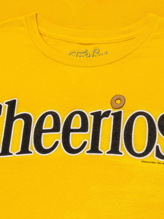 Cheerios Logo Mens T Shirt Yellow