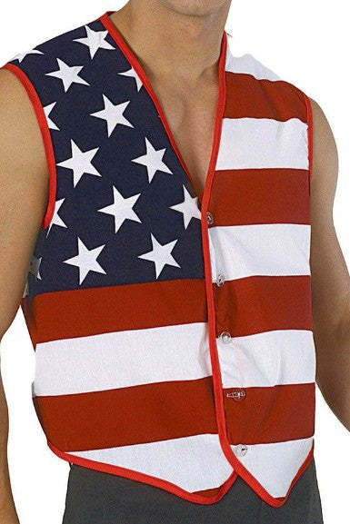 Stars and Stripes American Patriotic Flag Vest