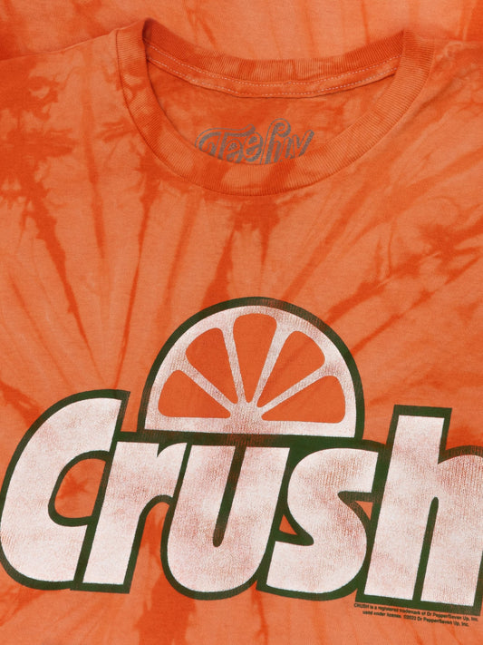 Orange Crush Tie Dye Mens T Shirt Orange Tie Dye