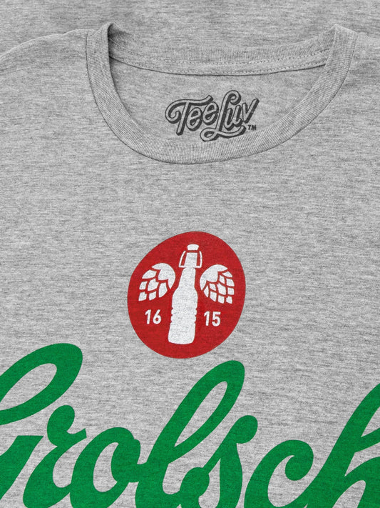 Grolsch Premium Lager Logo Mens T Shirt Gray