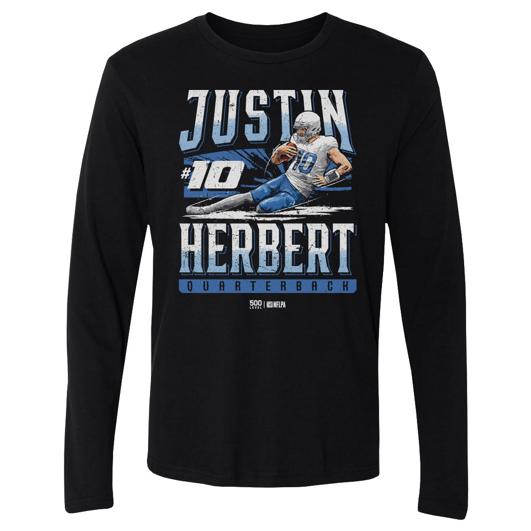 Justin Herbert Los Angeles C Slide WHT