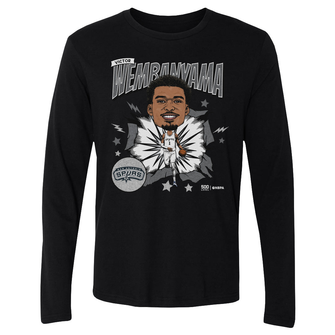 Victor Wembanyama San Antonio Spurs Caricature WHT