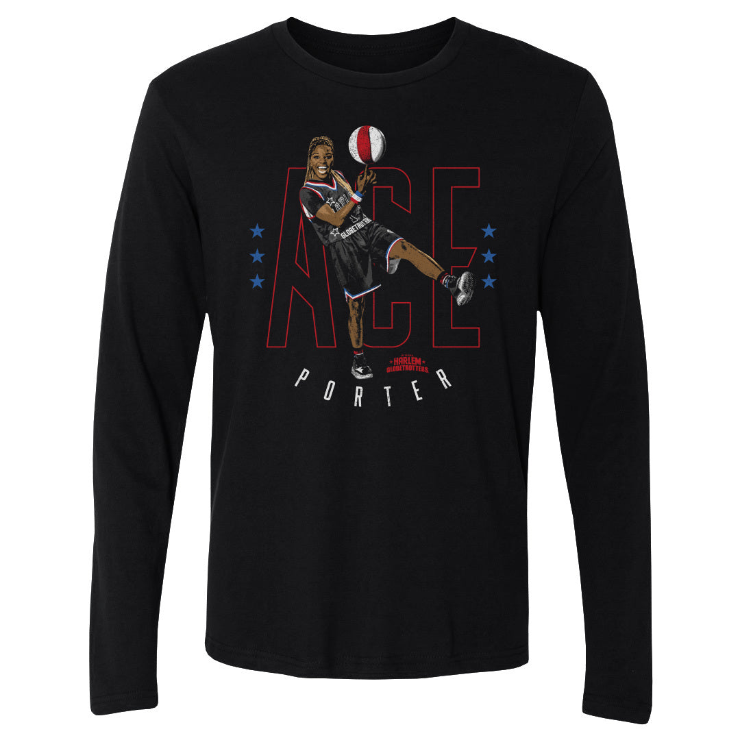 Ace Porter Harlem Globetrotters Outline WHT