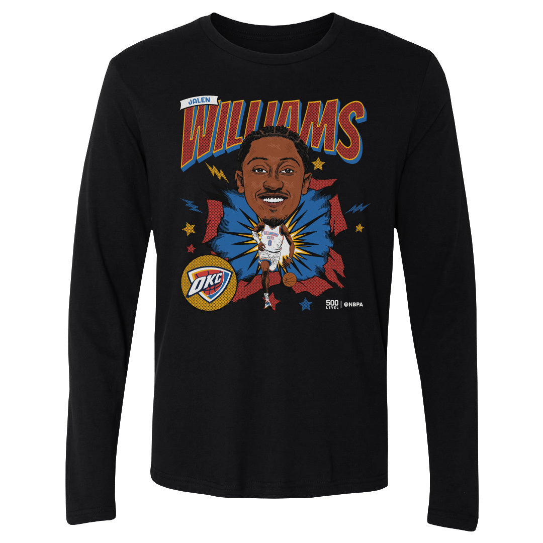 Jalen Williams Oklahoma City Thunder Caricature WHT