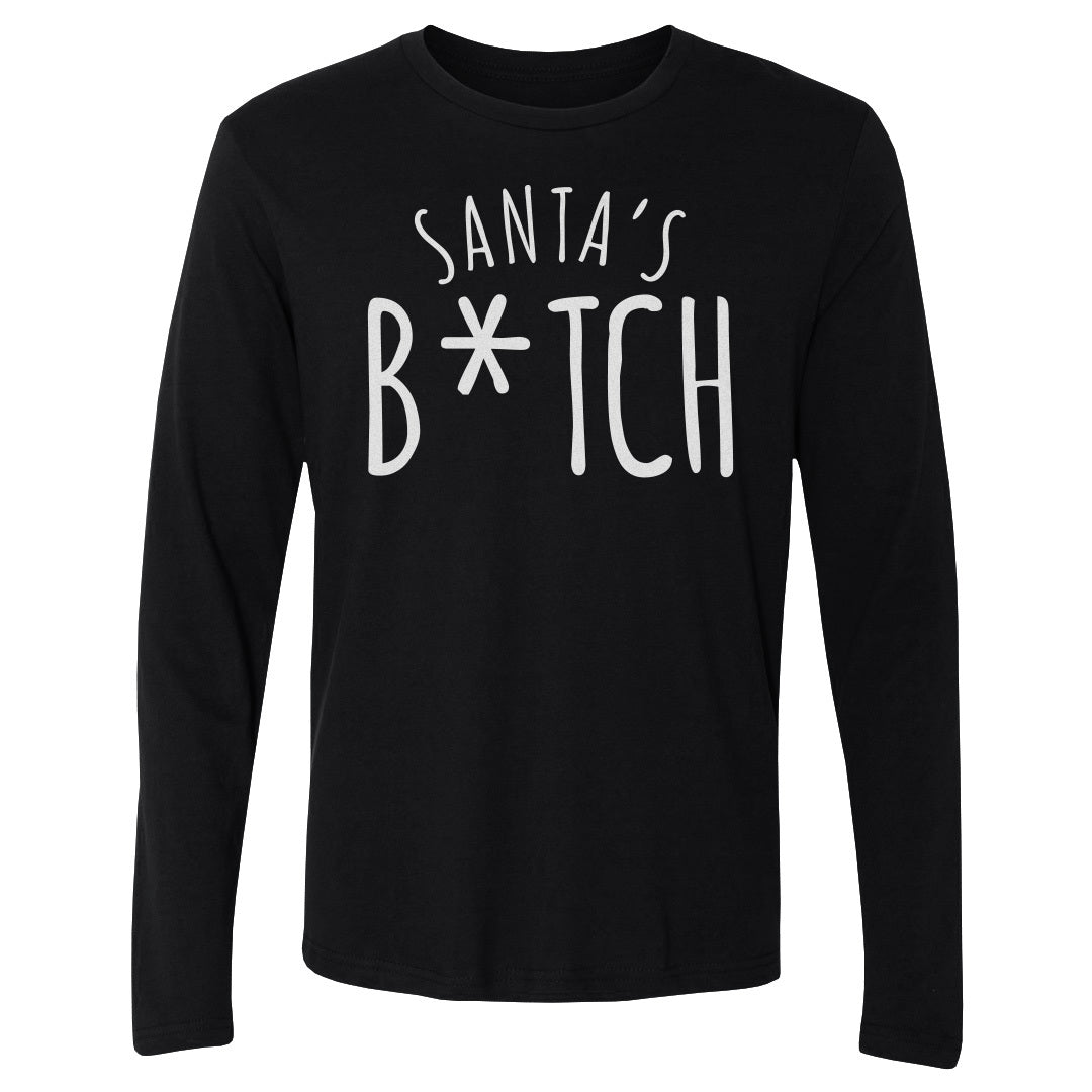 Christmas Santa's B-tch WHT
