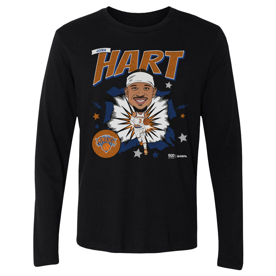Josh Hart New York Knicks Caricature WHT