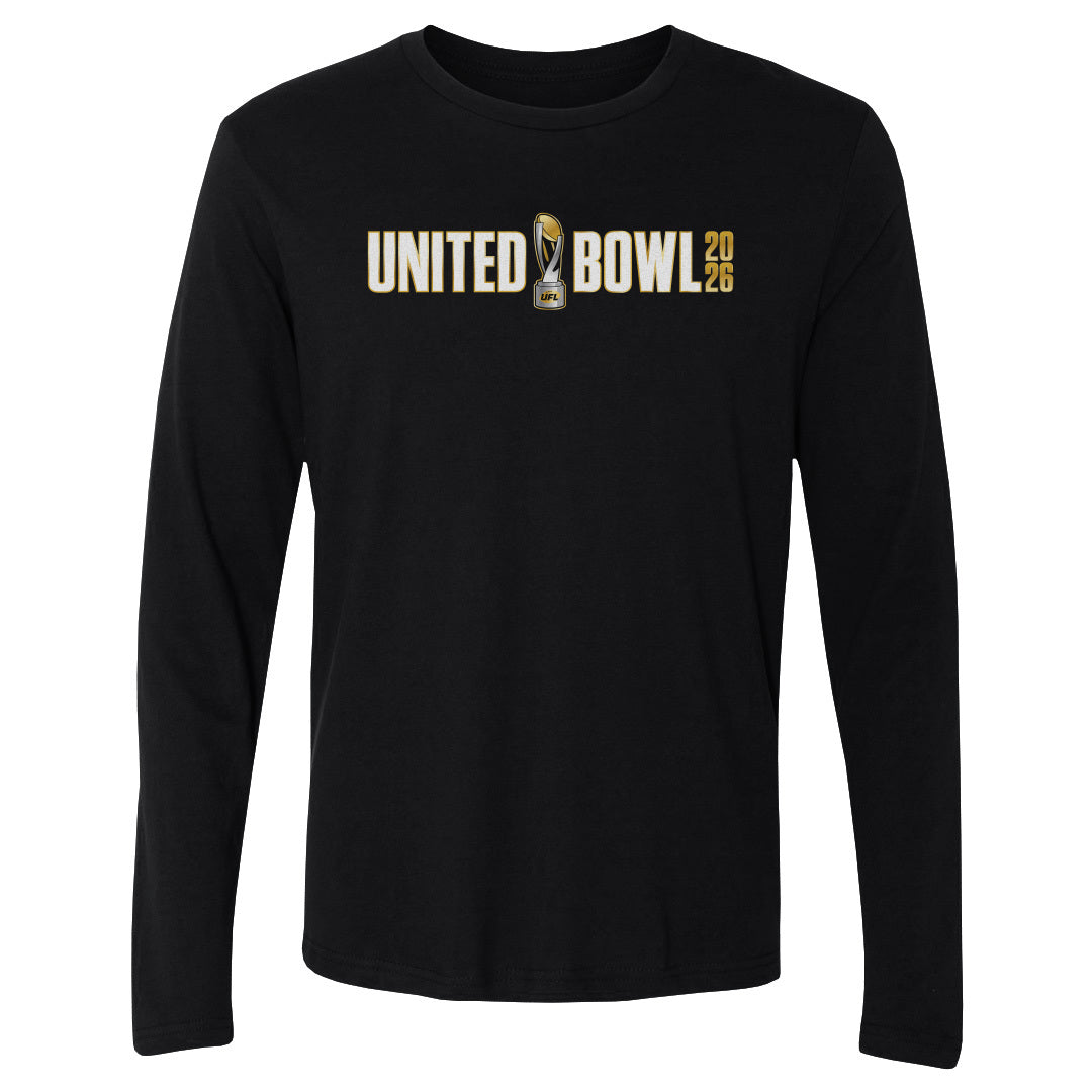 UFL 2026 United Bowl Horizontal Logo WHT