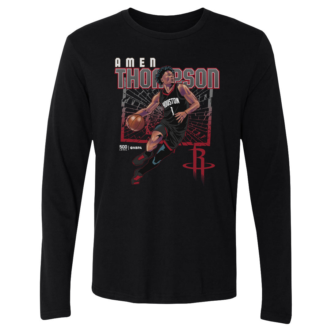 Amen Thompson Houston Rockets Shattered WHT