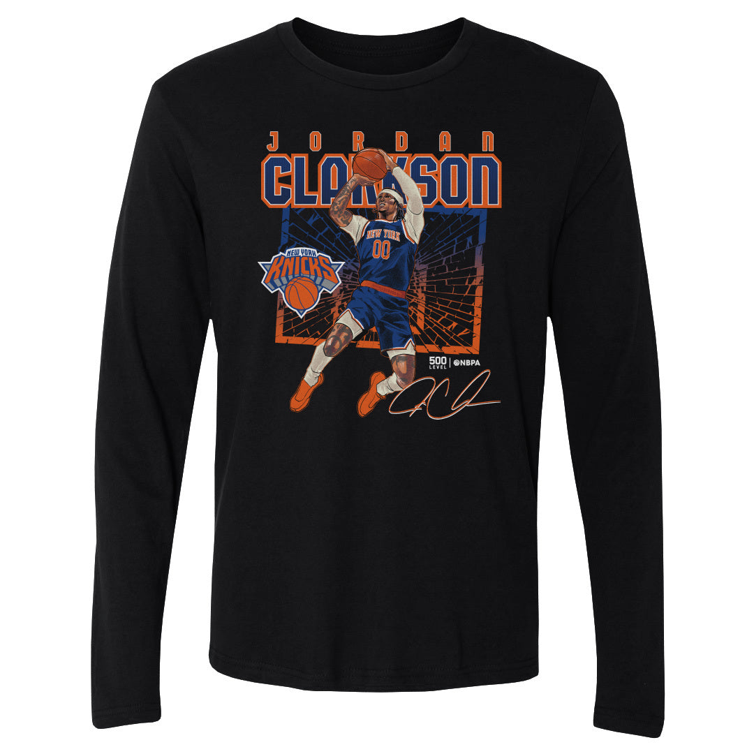 Jordan Clarkson New York Knicks Shattered WHT